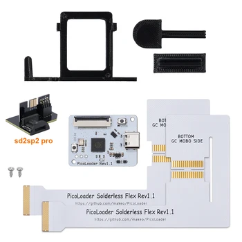 Solderless Rev1.1 PicoLoader Flex Cable Based On Pi Pico RP2040 Support SD2SP2 GC2SD SDGecko For GameCube NGC Console 1