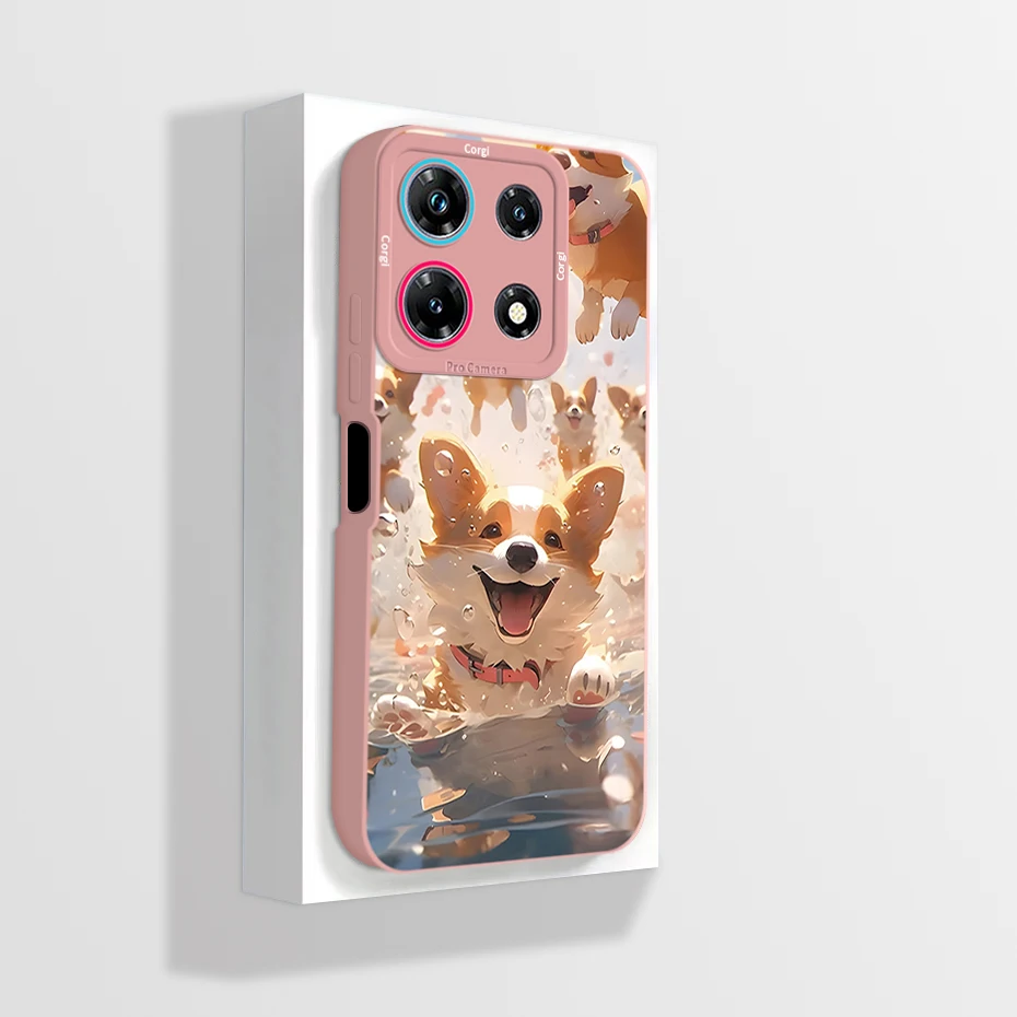 Art Liquid Silicone Phone Case with Camera Protection - Premium Back Cover