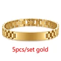 5Pcs Gold