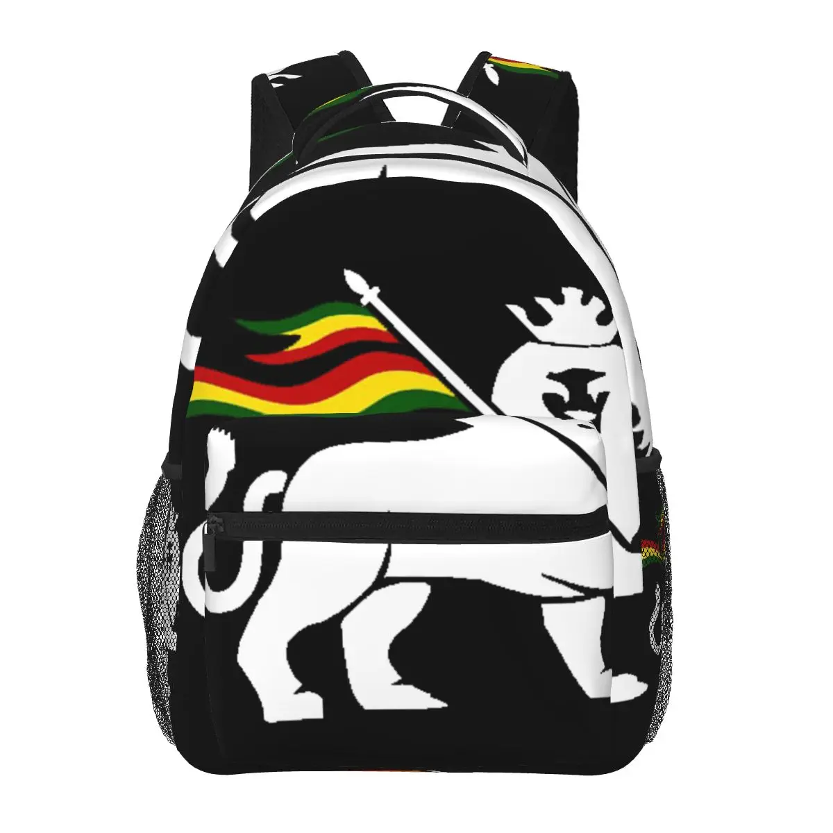 Rastafari Rasta Lion Casual Backpack Unisex Students Leisure Travel Computer Backpack