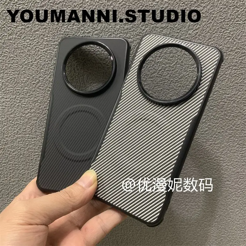Luxury Kevlar Magnetic Frosted Back Cover with Shockproof Bumper
