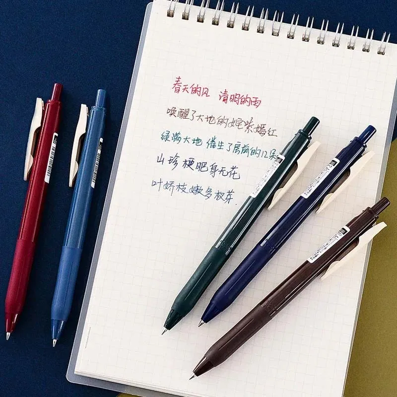 Japan Zebra SARASA JJ15 Retro Rollerball Gel Pens 0.5mm Vintage Ballpoint Pen for Writing Note Taking Drawing Stationery Supply 6
