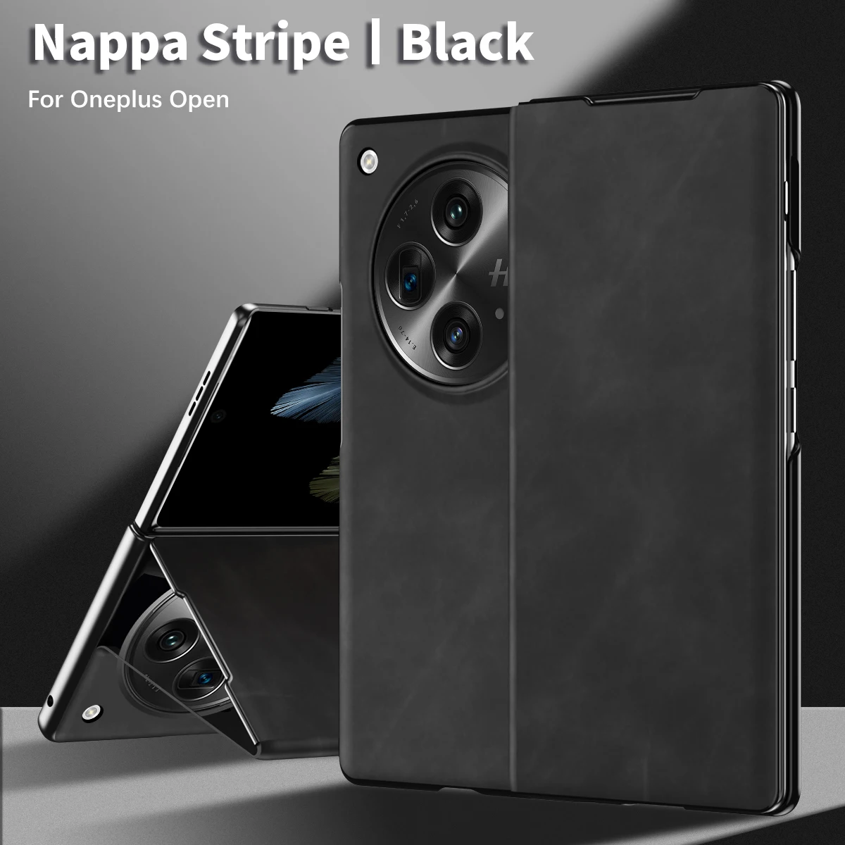 

Чехол для Oneplus открытая полная защита Nappa в полоску для Oneplus открытая фотомагнитная флип-книжка Кожаная подставка обложка