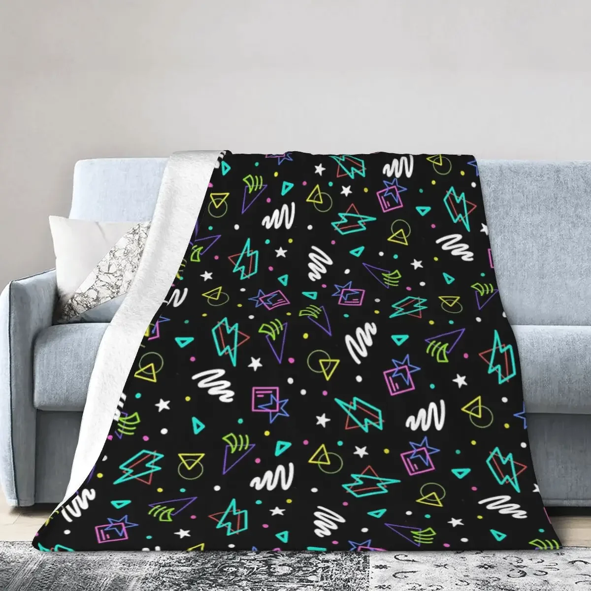 

FNAF Security Breach Arcade Carpet Design Blanket Soft Warm Flannel Throw Blanket Plush for Bed Living room Picnic Travel Home