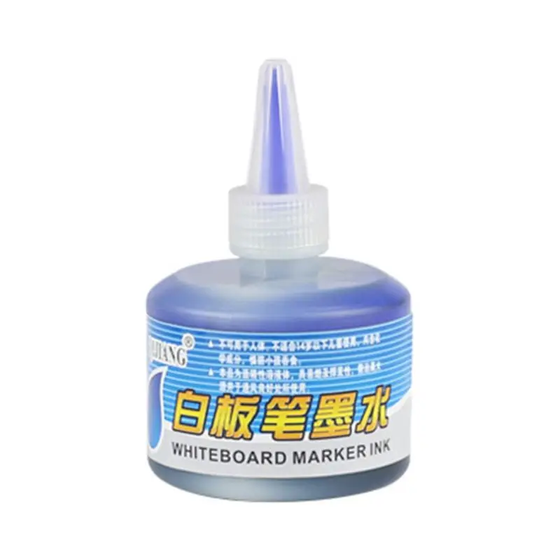 Refill Ink 1 Bottle 50ml For Whiteboard Marker Pen Black Red Blue