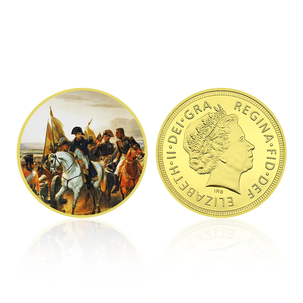 나폴레옹 금화 위인 프랑스 황제 배지 기념 메달, 유럽 FR 수집품 선물 - AliExpress
