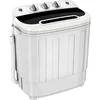 ZENY Portable Clothes Washing Machine Mini Twin Tub Washing Machine 13lbs Capacity with Spin Dryer,Compact Washer 1