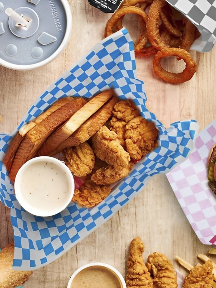 400-Pack Food-Grade Greaseproof Paper Sheets for Sandwiches, Burgers, Fries, & Snac... - SKU GPS01535 - UGI Packaging