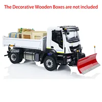 Toys 4x4 Metal 1/14 RC Hydraulic Dumper Truck Snow Blade TOUCAN Radio Control Tipper Cars Finished Vehicle Model TH23845 1