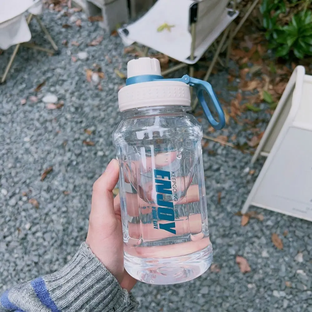 Plastic Sport Bottle Fitness Water Bottle Leakproof Water Bottle 600ml/800ml/1000ml High Temperature Resistant Water Cup Summer