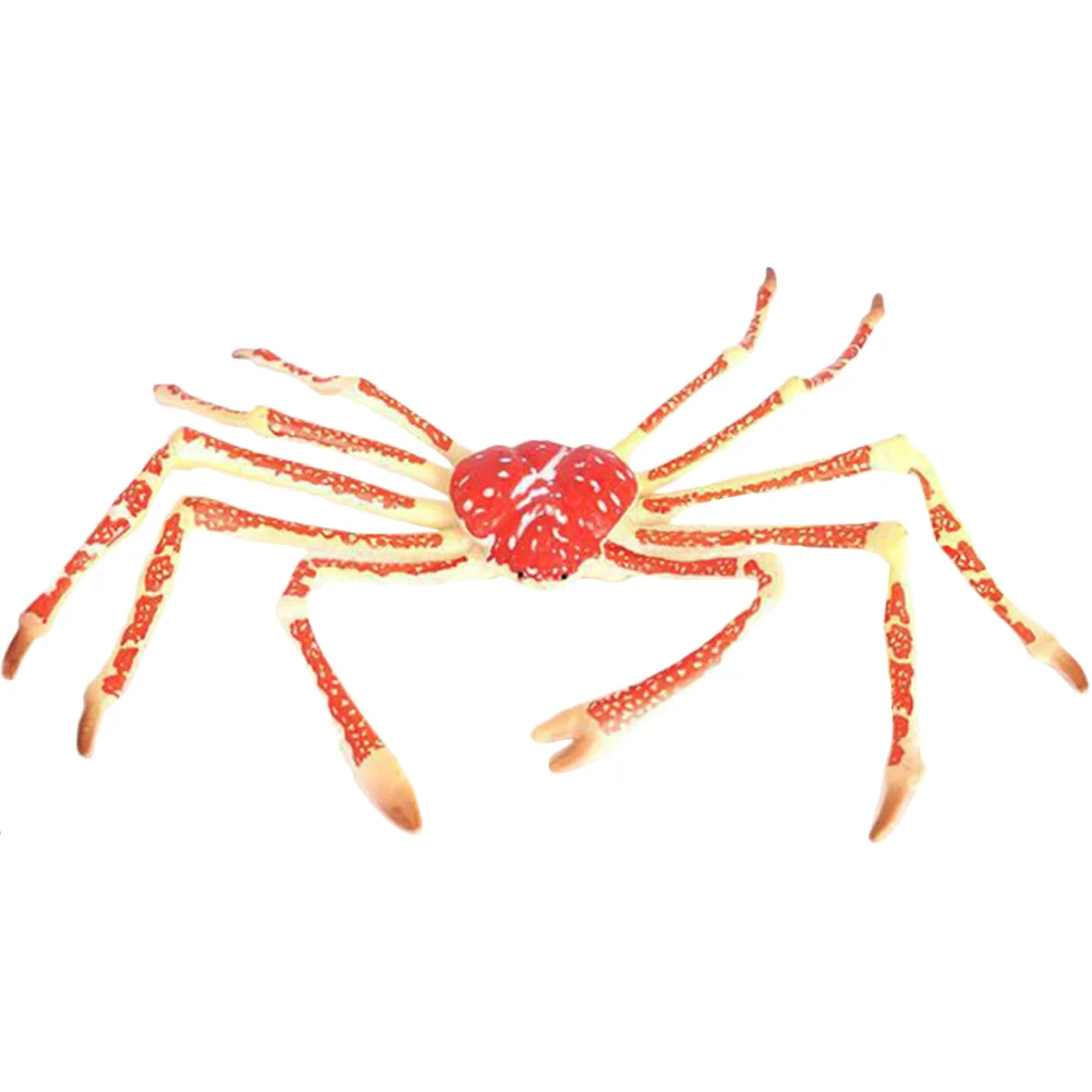 

Simulated King Crab Model Plastic Sea Creature Figurines Kids Toy Birthday Gift