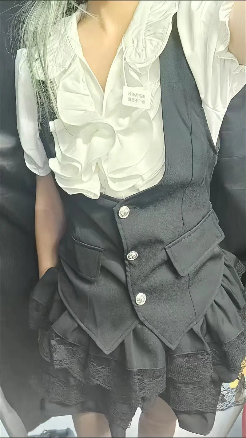 Preppy Style Dress Set - Ouji Aesthetic photo review