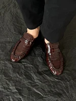 TR Eel Leather Loafers 2025 New Hot Sale Flat Shoes High Quality Black Soft Shoes For Women ﻿ 2
