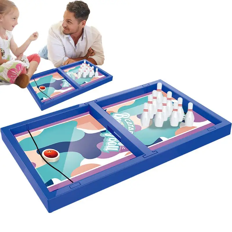 

Tabletop Bowling Game Battle Board Game Parent Child Interactive Mini Tabletop game Bowling Toy set for kids birthday gift