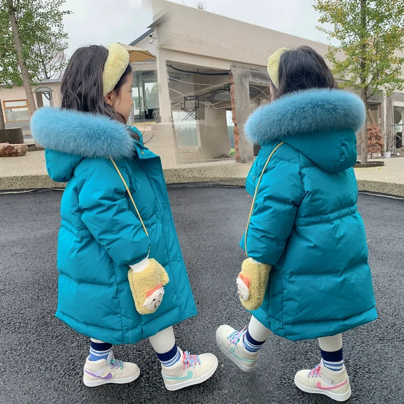 

Girl Baby Cotton Coat Winter 2023 New Fashionable Children's Thickened Cotton Coat for Outwear