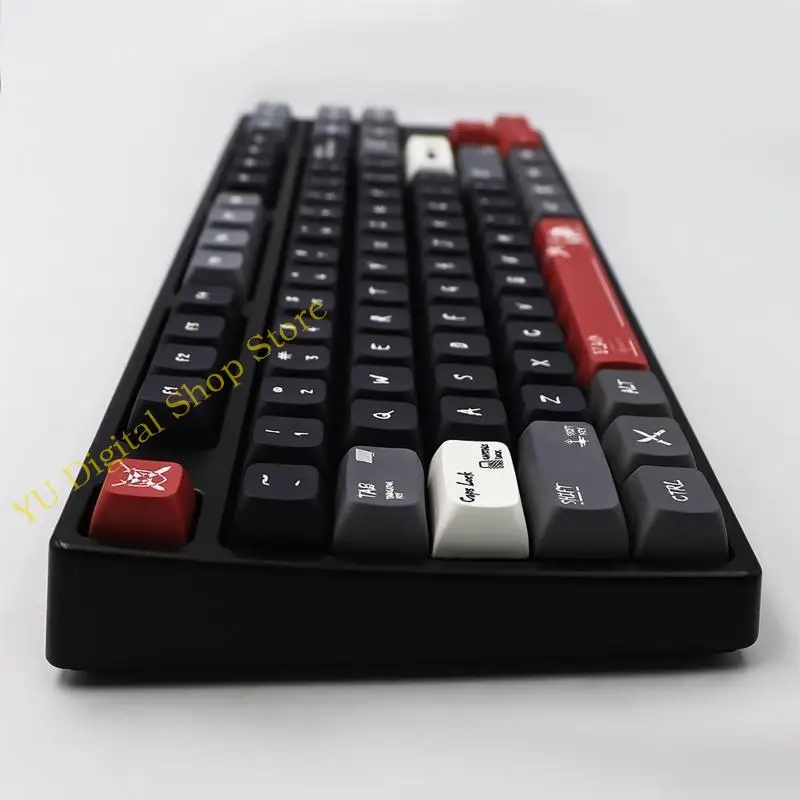 96BA 133Key DIY XDA -Profil ARES KEYCAP PBT -Farbstoff für mechanische Tastatur – Detail 7