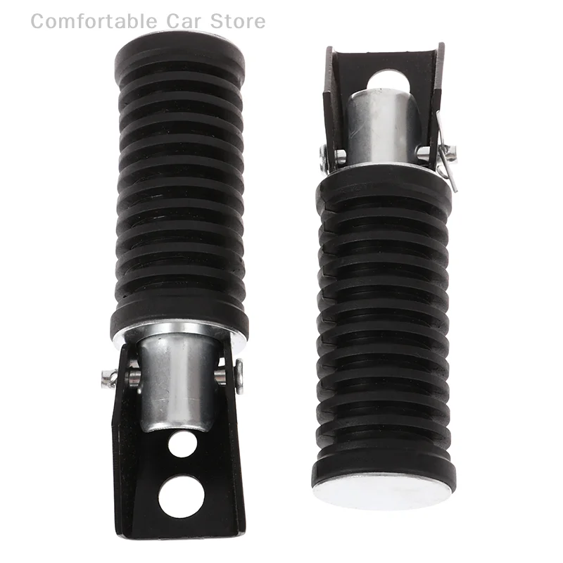 2 Stück Motorrad hintere Fußstützen Motorrad Fußrasten kompatibel für gs125 gn125 Motocross Motorrad Zubehör Pedale – Detail 4
