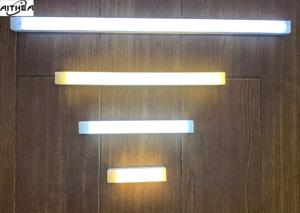 Rechargeable Motion Sensor LED Bar Lights - Dimmable Night Lamp for Cabinets and Kitchens