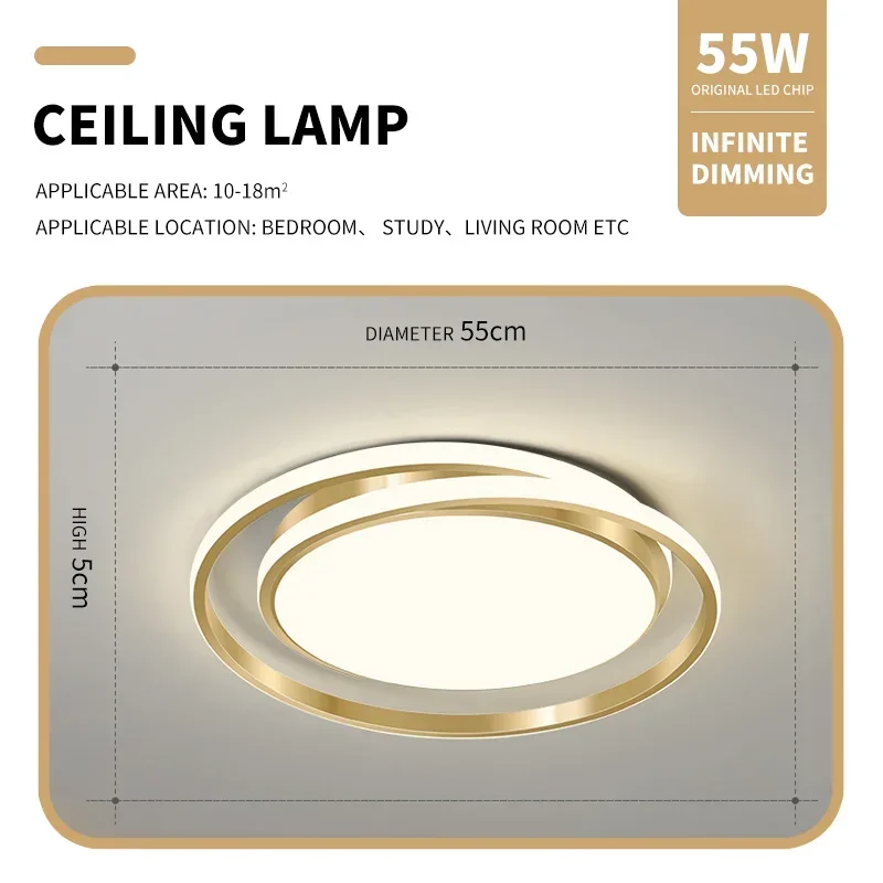 Gold D55cm
