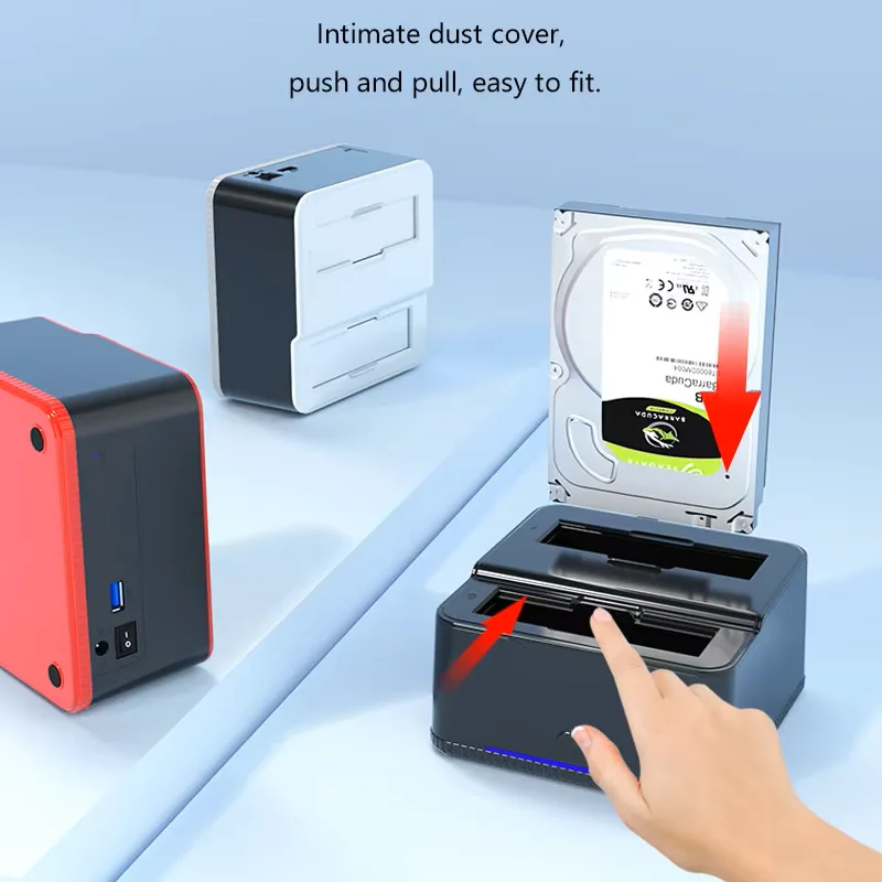 하드 드라이브 도킹 스테이션 USB 3.0 - SATA HDD 도킹 스테이션 (2.5/3.5인치 SATA HDD 인클로저 및 SSD 하드 드라이브용)