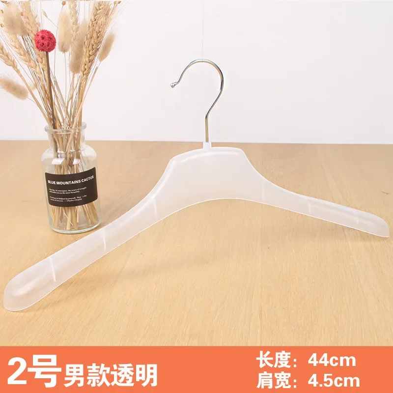 Non Slip Plastic Clothes Hanger with Seamless Wide Shoulders,10pcs 5