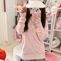 Anime Cosplay JK Uniform Cardigan Sweater Autumn/Winter Knitted Japanese Pink Knitted Sweater College Style Cardigan Coat 2