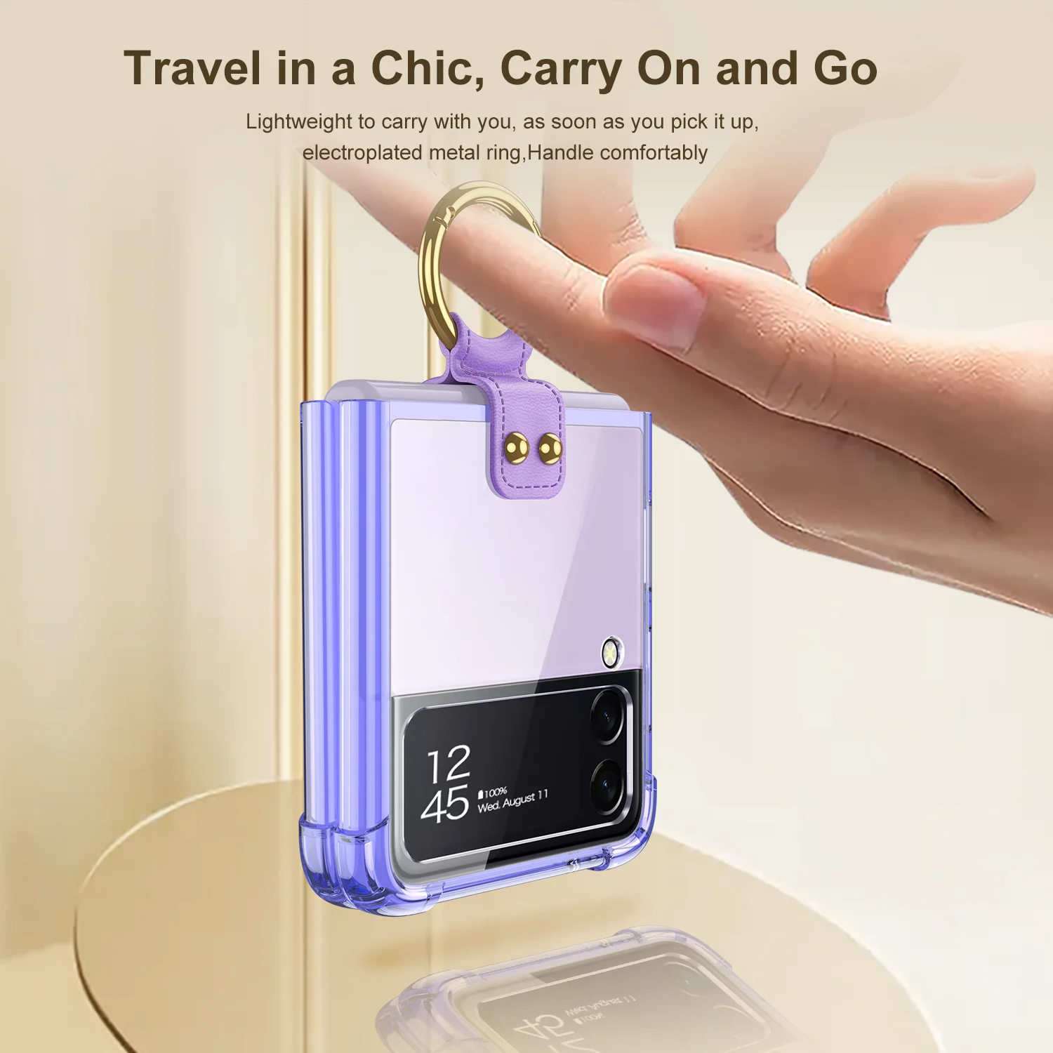 silicone cover with s pen Pu Leather hand Strap Anti-fall Phone Case for Samsung Galaxy Z Flip 3 5G SM-F711B Protection Back Cover with Lanyard cute samsung cases