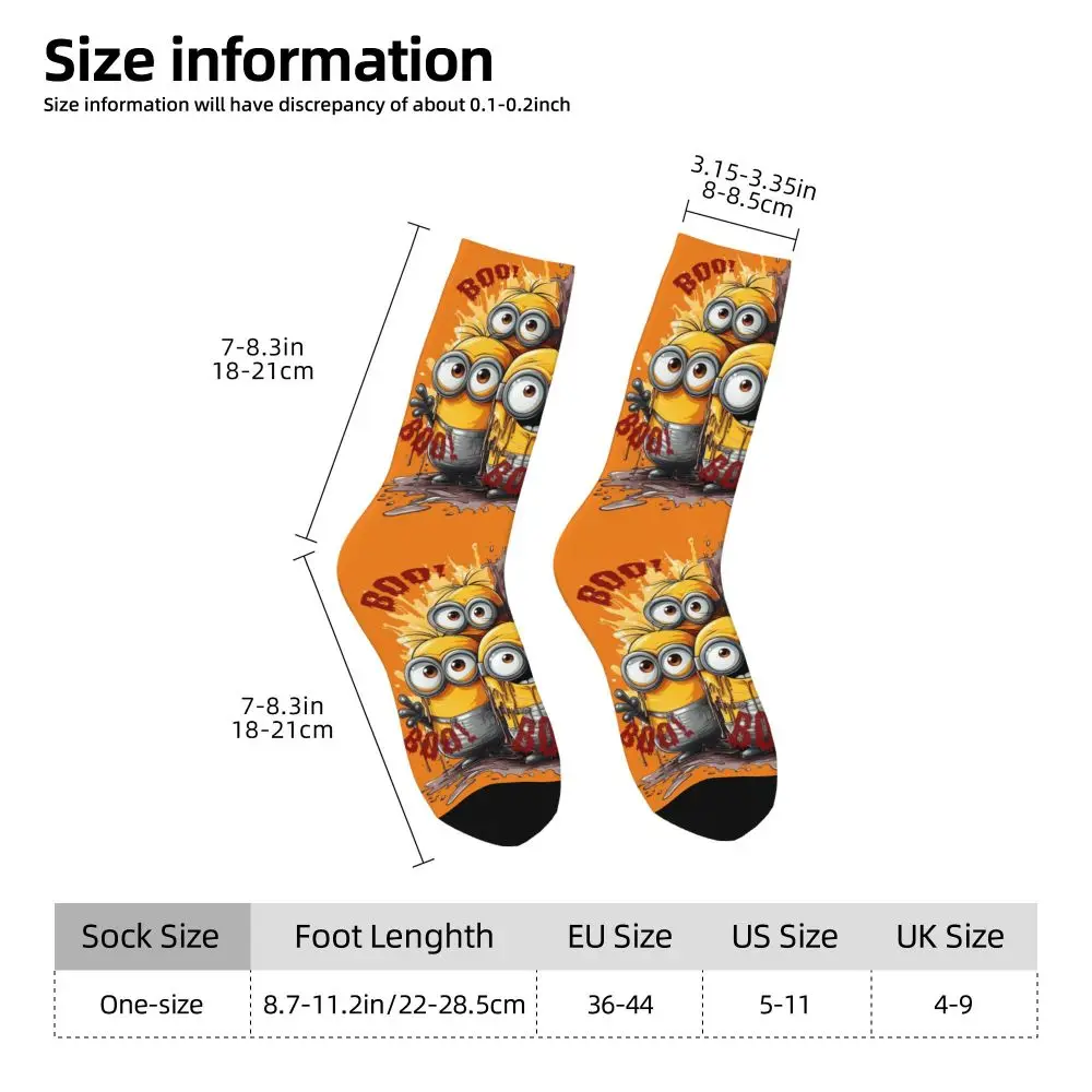 Custom Cool Print M- Minions Cartoon Socks for Women Men Stretchy Summer Autumn Winter M- Minions Bananas Crew Socks 65 S0c2c5fe04fe34f66b765917e970b6a36L