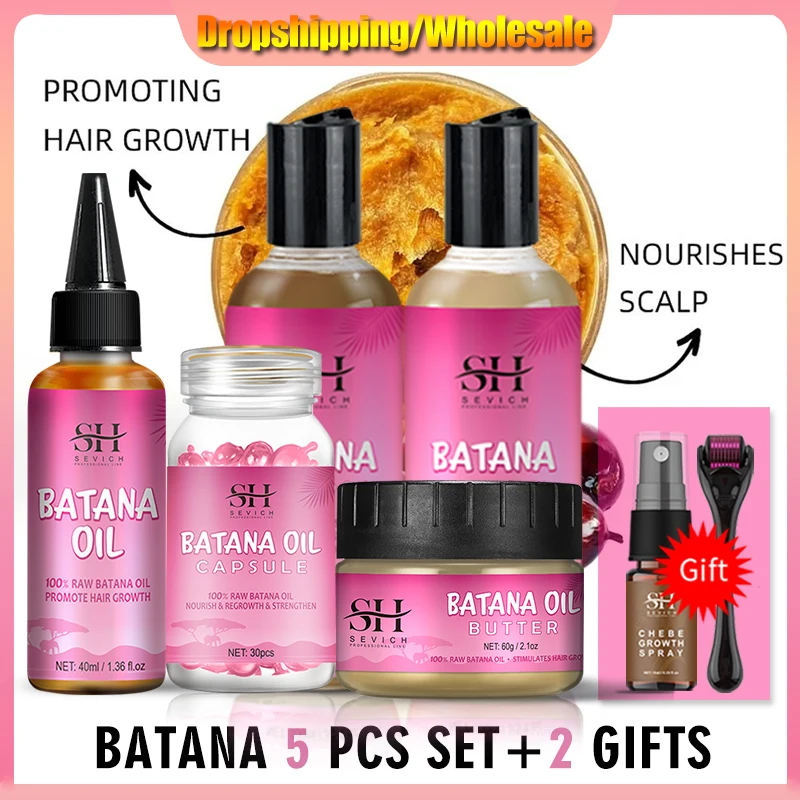 Aceite de crecimiento Batana 100 % natural y puro para el cabello, mascarilla capilar para la alopecia, tratamiento anticaída y anticaída.