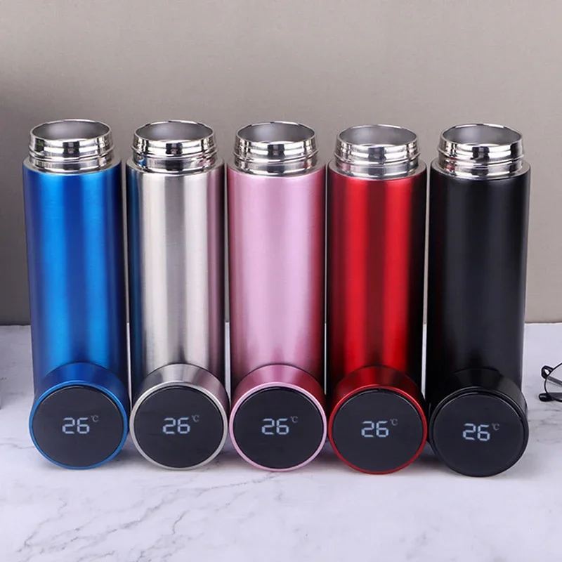 200ML Stainless Steel Thermos Bottle Smart LED Temperature Display  Leak-proof Vacuum Flask Thermal Mug Insulated Tumbler Cup - AliExpress