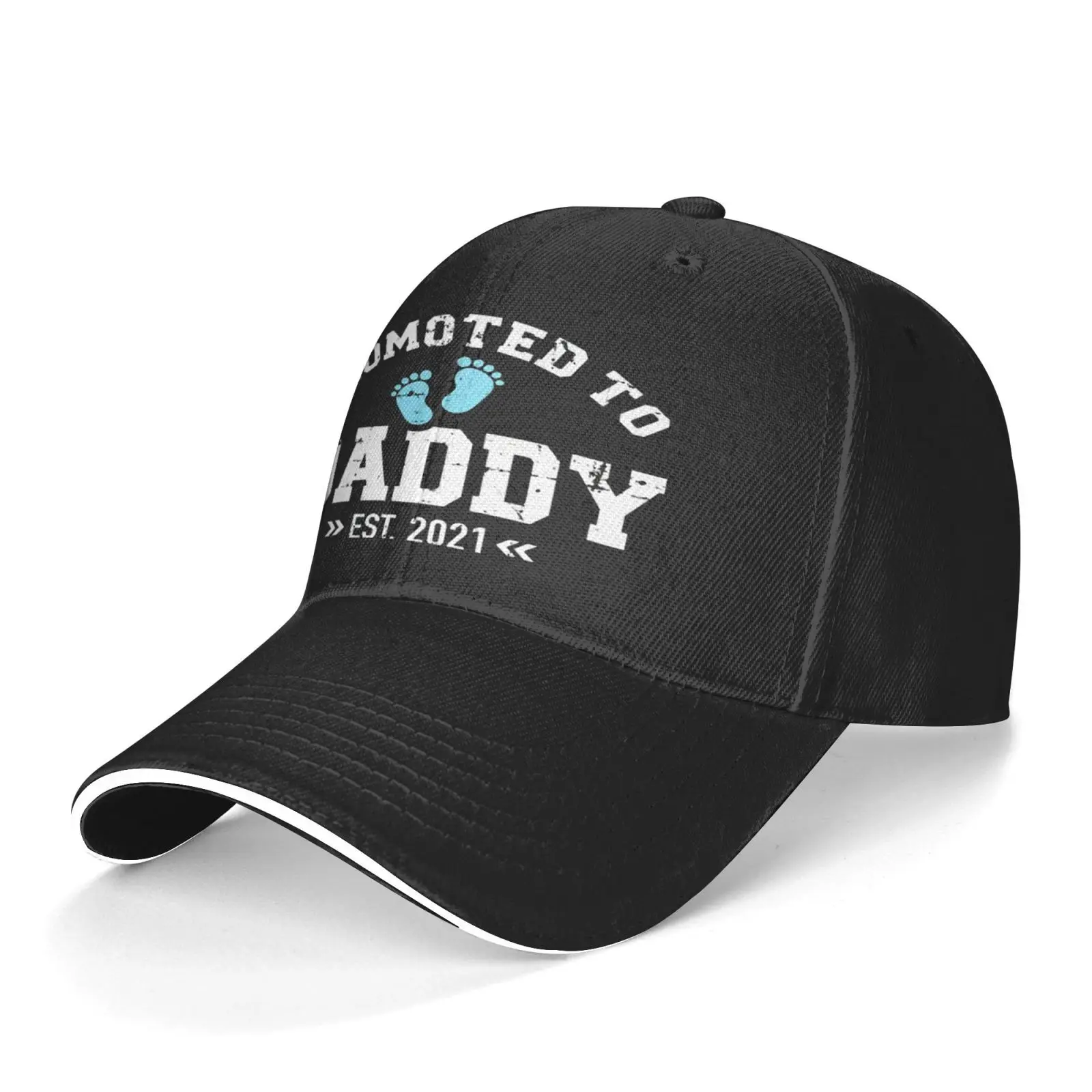 Promoted To Daddy Est Happy Fathers Caps For Men Hip Hop Hats Summer Wool Beanie Balaclava Beret Men's Winter Hat |