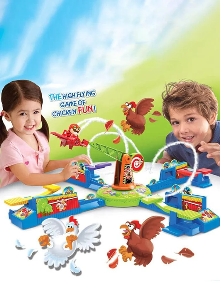 Board Game Accessories Korean Tossing Game Magnetic Board Game Couples Game Roulette Christmas Gifts Looping Louie Spinning Plane Chicken Stealing Game Parent Child Interaction Battle Puzzle Board Game Party Toys