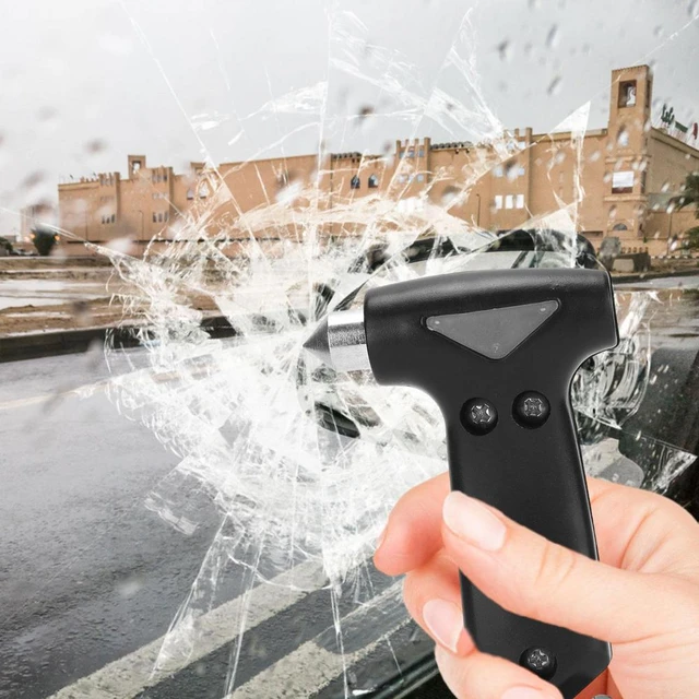 Car Safety Hammer Auto Emergency Glass Window Breaker Portable Seat Belt  Cutter Life-Saving Rescue Kit Car Escape Hammer Tool - AliExpress