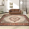 Vintage Persian Carpet Large Area Living Room Decoration Rugs Non Slip Washable Cloakroom Lounge Rug Customized Bedroom Mat 2