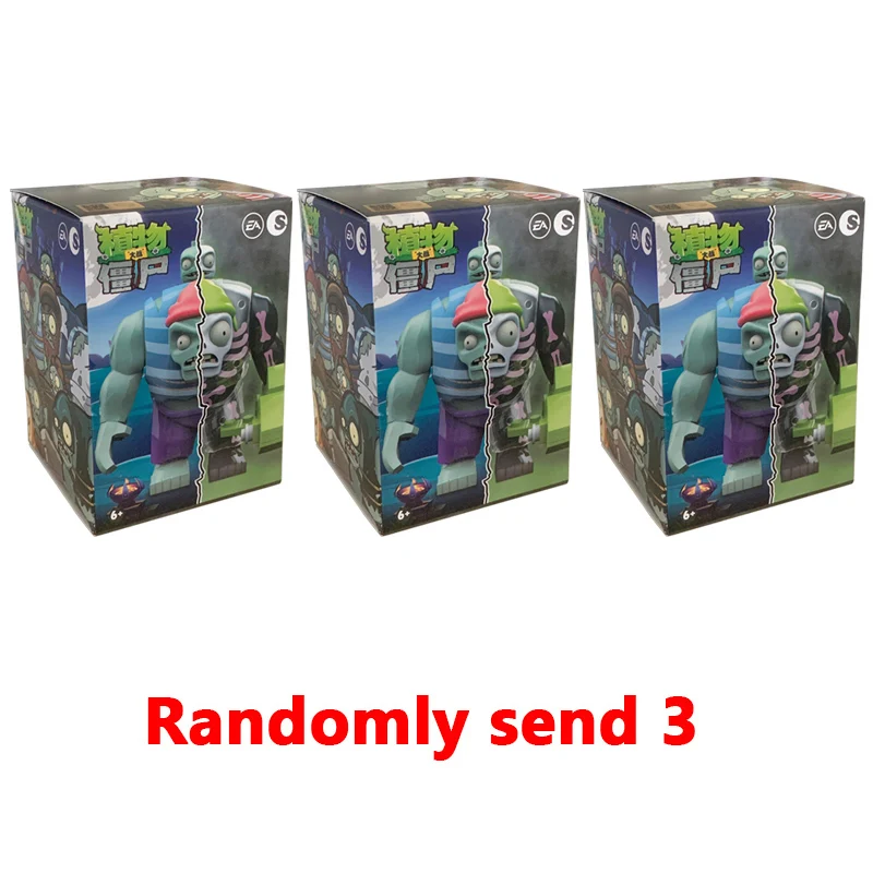 thumbnail image 1 of Figuras de acción de Plants Vs Zombies, muñecos de montaje de bloques de construcción de la Legión de zombis gigante, regalos de cumpleaños aleatorios para niños, 1 of 5