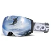 COPOZZ Professional Magnetic Ski Goggles Adult Anti-fog Ski Glasses UV400 Protection Snow Snowboard Goggle Eyewear 1