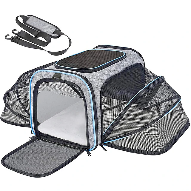 Chats,sac de transport pour chat,sac transport chat,sac transport chat,Sac  à dos de transport pliable pour chien et chat, sacoche de voyage en plein  air, Portable, à fermeture éclair, en maille - AliExpress