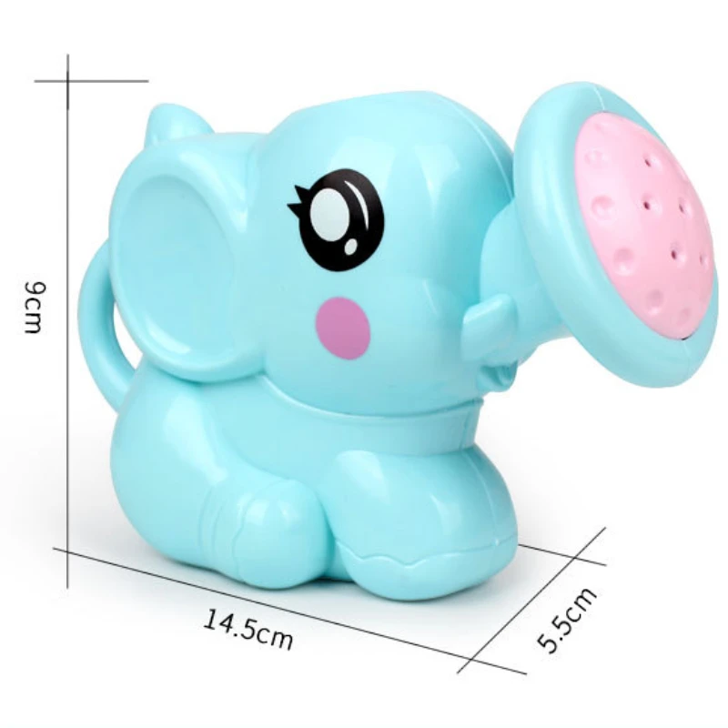 Cute Elephant Baby Watering Pot Bath Toy Cartoon Plastic Bathroom Shower Tool Baby Bath Toy for Children Summer Bath Sprinkler 6