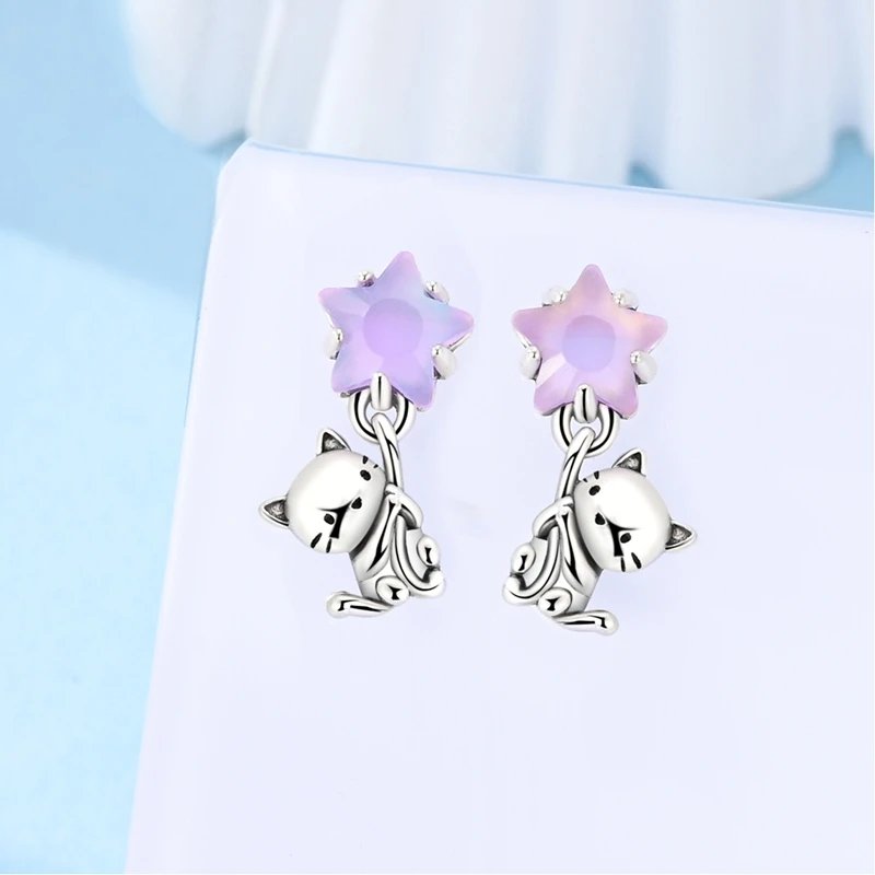 High Quality Luxury Sterling Silver Zircon Hoop Earrings For Women - PeticaDeals
