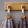 1/2/4/6Pcs Towel Clips Multifunctional Kitchen Storage Hooks Loops Hand Towel Hangers For Home Bathroom Kitchen Storage Rack 1