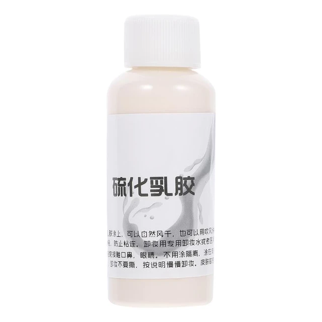 Maquillaje de látex líquido para Halloween, maquillaje de látex líquido  transparente para ancianos, maquillaje de látex líquido para cicatrices  faciales, 50ML - AliExpress