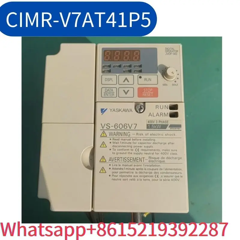 

second-hand inverter CIMR-V7AT41P5 1.5KW 380V tested ok