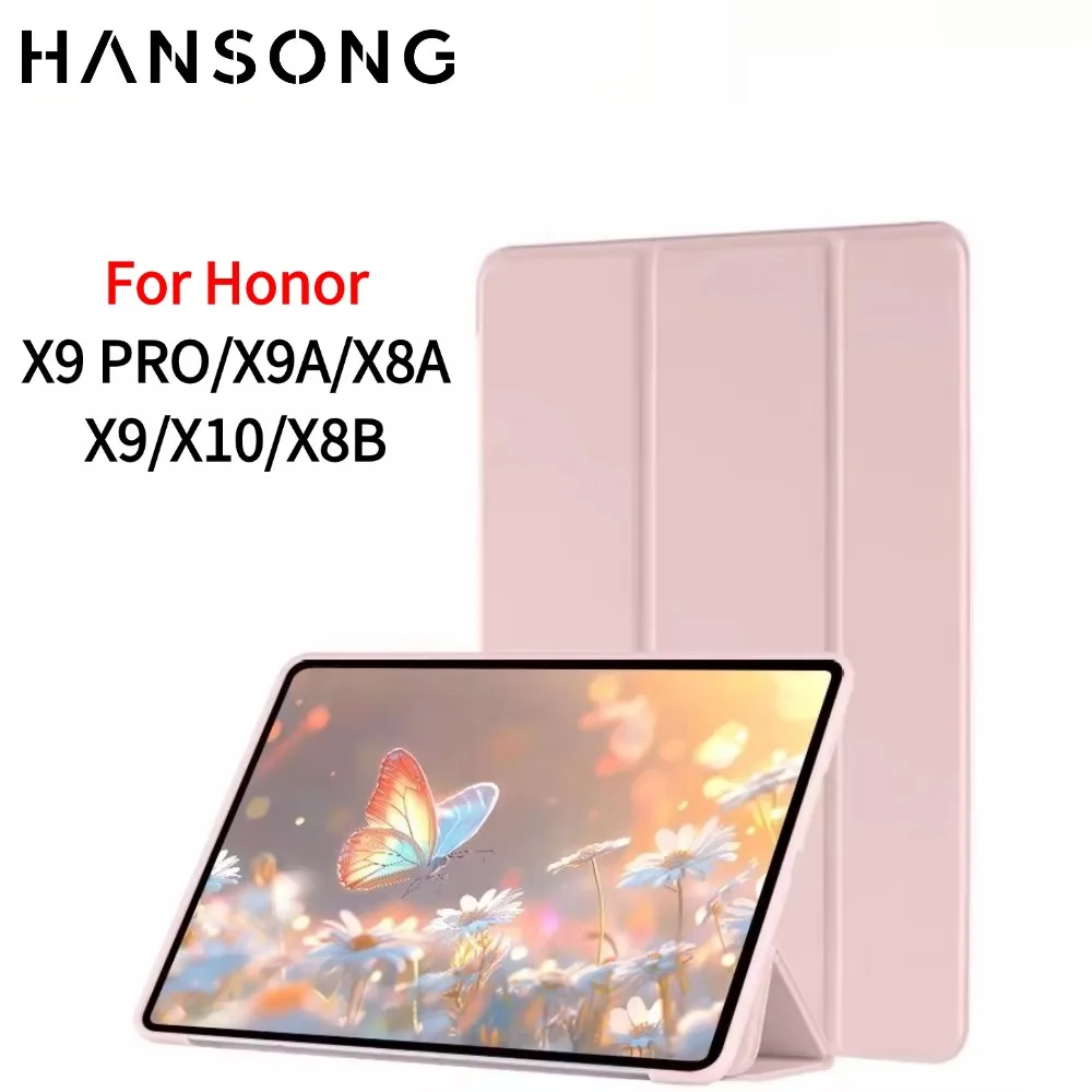 Ultra-Thin PU-Leather Smart Magnetic Case with Auto Sleep/Wake Feature