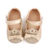 Baby Girl Shoes Cute Crown Soft PU Mary Jane Shoes Anti-slip Sole Spring Summer Sandal for 0-6-12m Baby Girl New Fashion D2553 2