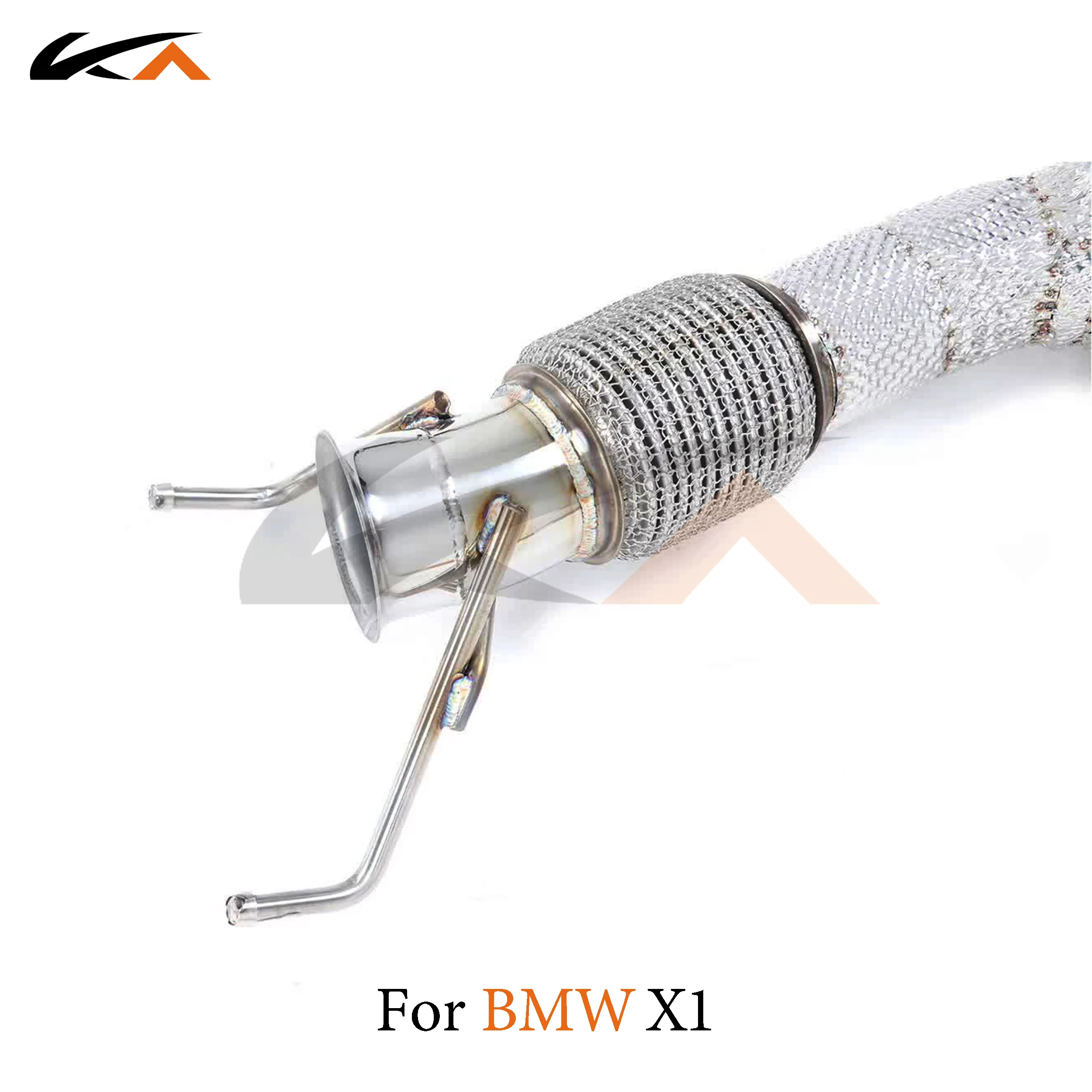 KA 튜닝 다운파이프 배기 스테인리스 스틸 헤더, BMW X1 B48 1.5T 2.0T 퍼포먼스, 자동차 부품, 열 차폐 촉매 작용