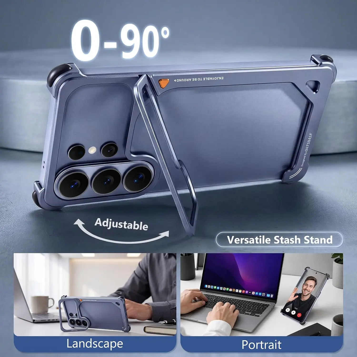 Aluminum Bumper - Slim Shockproof Minimalist Design with MagSafe Compatibility