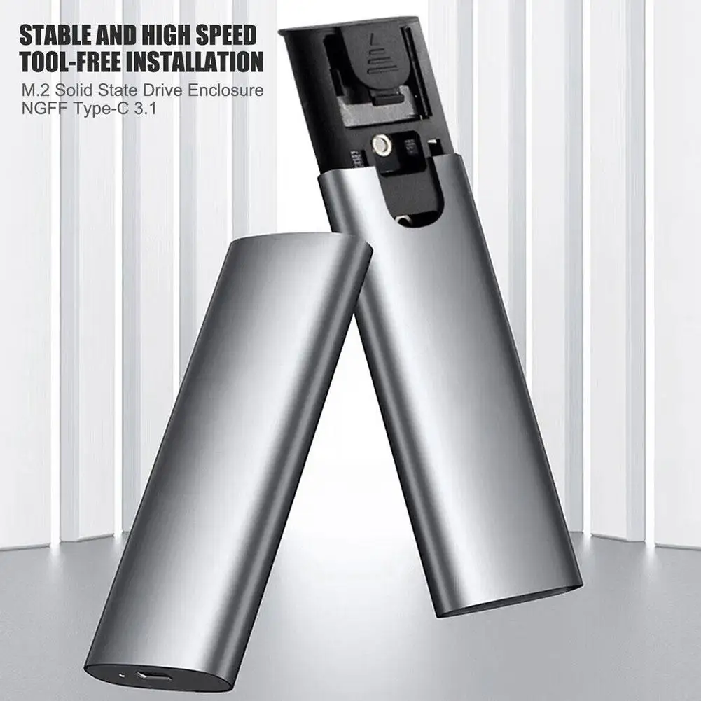 USB 3.1 NGFF NVMEM. 고속 SSD 보호 케이스, 외부 HD USB C 3.2, C타입 R2N7, M2 NVMe 인클로저, 20Gbps
