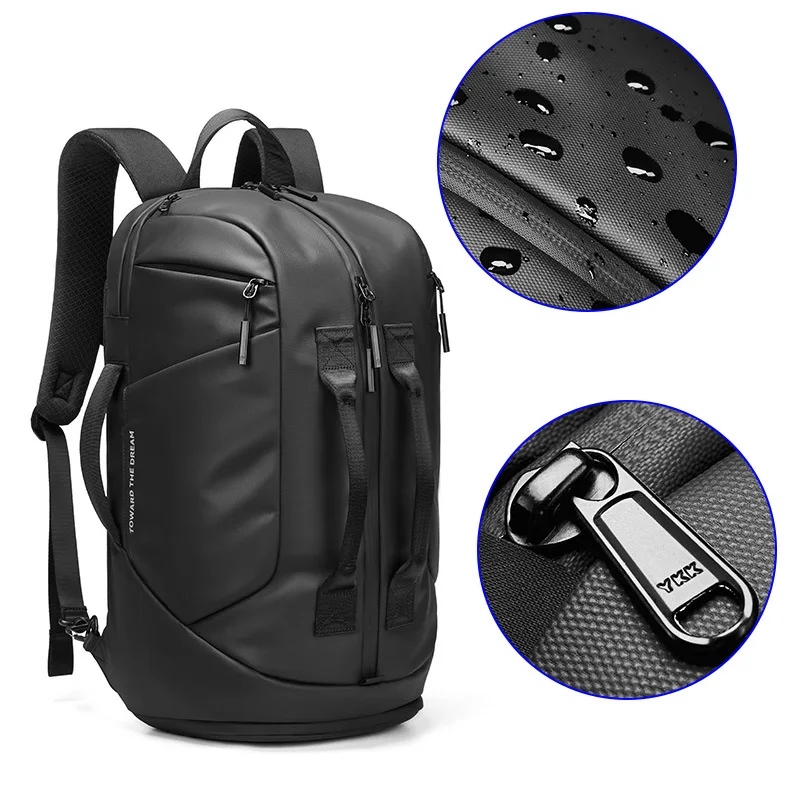 

2023 Large Capacity Shoulder Bag Men Multifunctional Oxford Cloth Business Backpack Korean Fashion Outdoor Waterproof Travel Bag