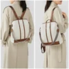 Cnoles Leather Backpack Purse for Women Large Travel Ladies Designer Fashion Casual College Girl School Book Shoulder Bag 6