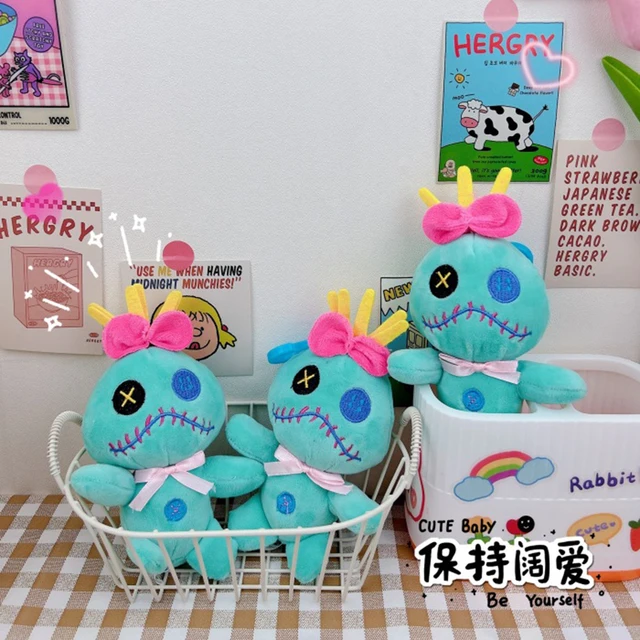 Disney Anime Scrump Plush Toys Cartoon Lilo and Stich Model Dolls Soft Stuffed Keychains Pendent Decoration Toys for Kids gift 5